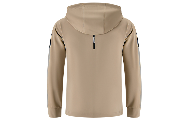 Shop Li-Ning Ping Pong Glory Jaket Hoodie Zip Unisex Logo Colorblock Perak Mink AJDS855-2