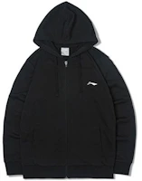 Li-Ning Ping Pong Series Black Hoodie with Embroidered Logo AWDS523-1 Li-Ning Ping Pong Series Black Hoodie with Embroidered Logo AWDS523-1