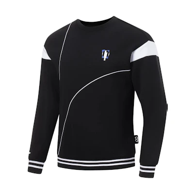 Li-Ning Ping Pong Series Colorblock Pullover Sweatshirt Unisex Black AWDT649-1