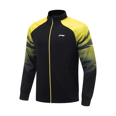 Li-Ning Ping Pong Series Colorblock Zip-Up Jacket Black Unisex AWDT647-1