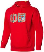 Li-Ning Ping Pong Series Fun Print Pullover Hoodie Red AWDR747-2 Li-Ning Ping Pong Series Fun Print Pullover Hoodie Red AWDR747-2