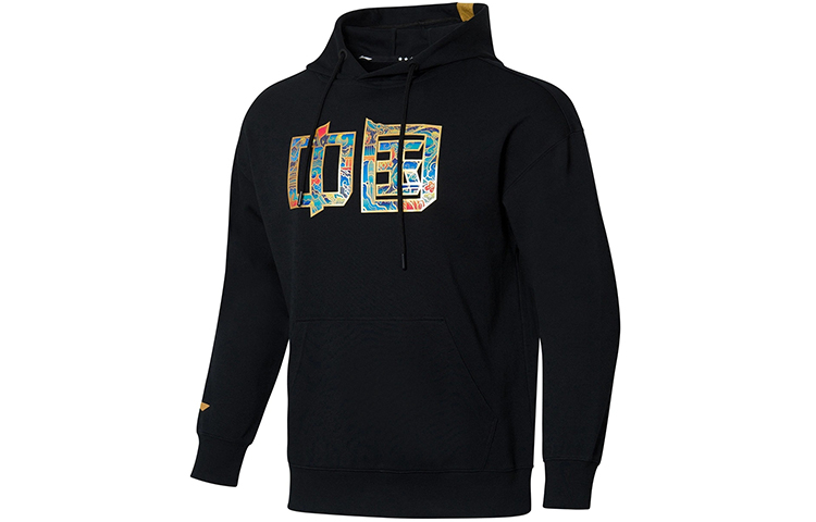 Li-Ning Ping Pong Series Graphic Hoodie Black Unisex AWDR747-3