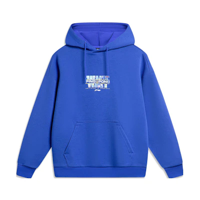 Li-Ning Ping Pong Series Letter Print Hoodie Unisex AWDTF13-1