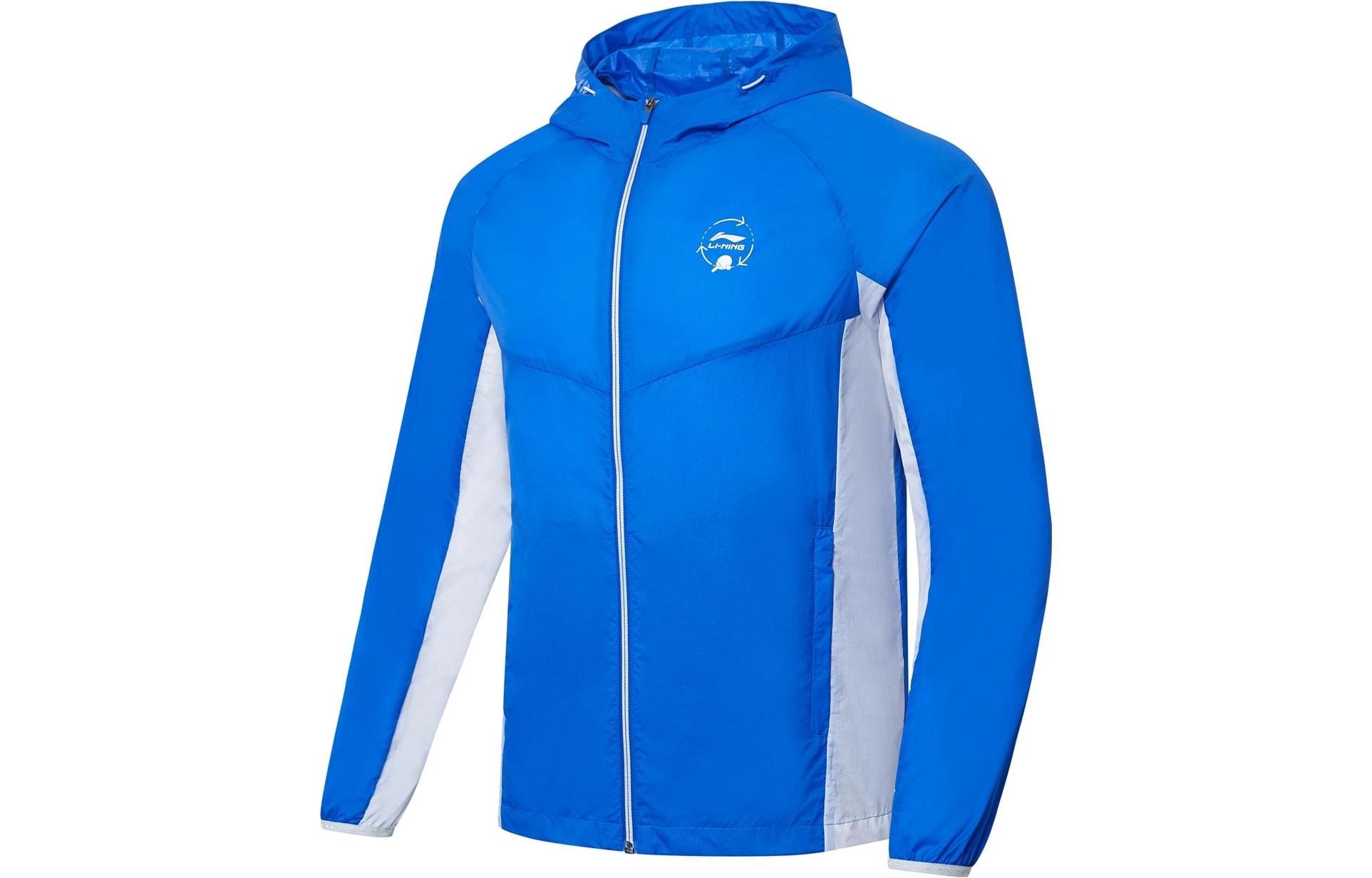 Li-Ning Ping Pong Series Lightweight UV Jacket Fresh Blue  Hoodie AFDT159-2