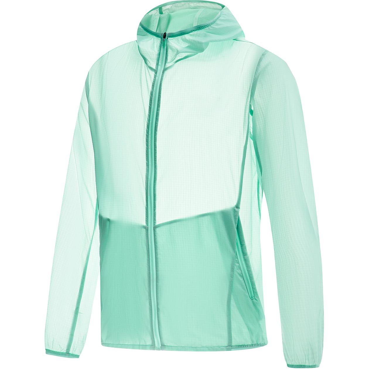 Li-Ning Ping Pong Series Water Green Unisex Hooded Windbreaker Jacket AFDU303-2