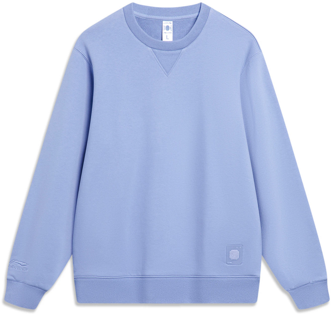 li-ning-plain-pullover-crewneck-sweatshirt-cyan-blue-sportswear-awdu-029-4