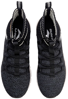 Li-Ning Planet 'Black Grey Knit Sock' AGLN007-1 Shop Li-Ning Planet 'Black Grey Knit Sock' AGLN007-1