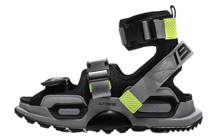 Buy Li-Ning PLATFORM Paris Fashion Week Catwalk Grijs Groen Sandalen ''Grijs Groen'' AGBN077-5