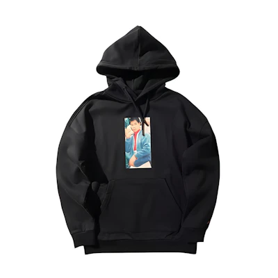 Li-Ning Portrait Graphic Sweatshirt Unisex Black AWDNB63-1