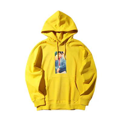 Li-Ning Portrait Graphic Unisex Yellow Sweatshirt AWDNB63-2