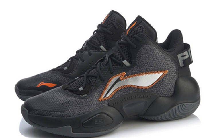 Shop 리닝 파워 6 프리미엄 미드 '블랙 실버' (Li-Ning Power 6 Premium Mid 'Black Silver') ABAP067-2