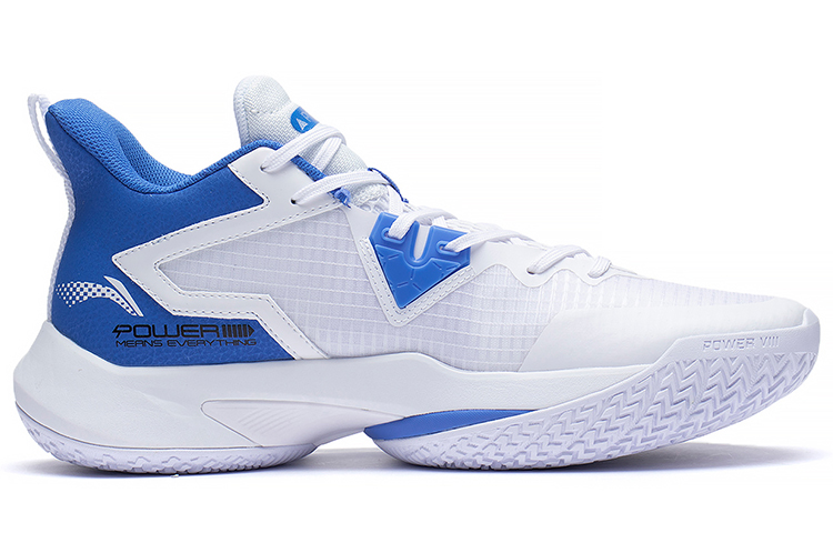 Order 李寧 パワー8 ミッド 白青 (Rīningu Pawā 8 Middo Shiro Ao) ABPS073-2
