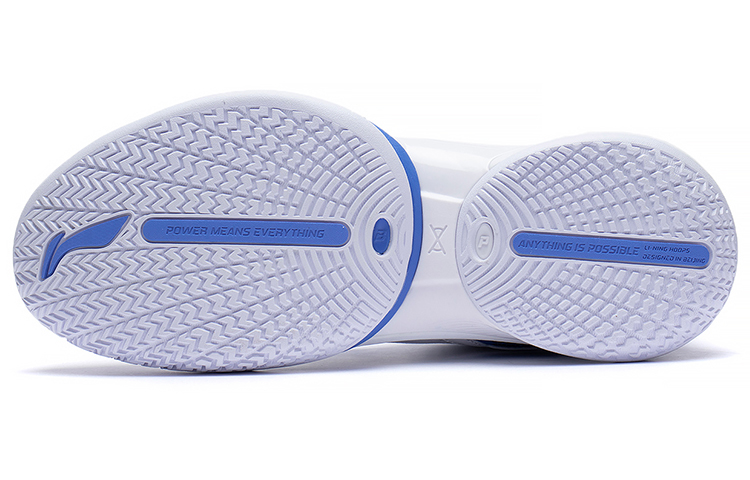 Shop 李寧 パワー8 ミッド 白青 (Rīningu Pawā 8 Middo Shiro Ao) ABPS073-2