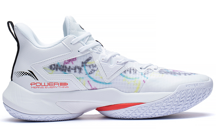 Order 李宁 Power 8 中帮“白红黑” ABPS073-3