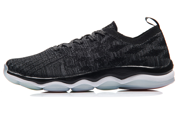 Li-Ning Power Training 'Black Breathable Knit Running' AFHM021-2