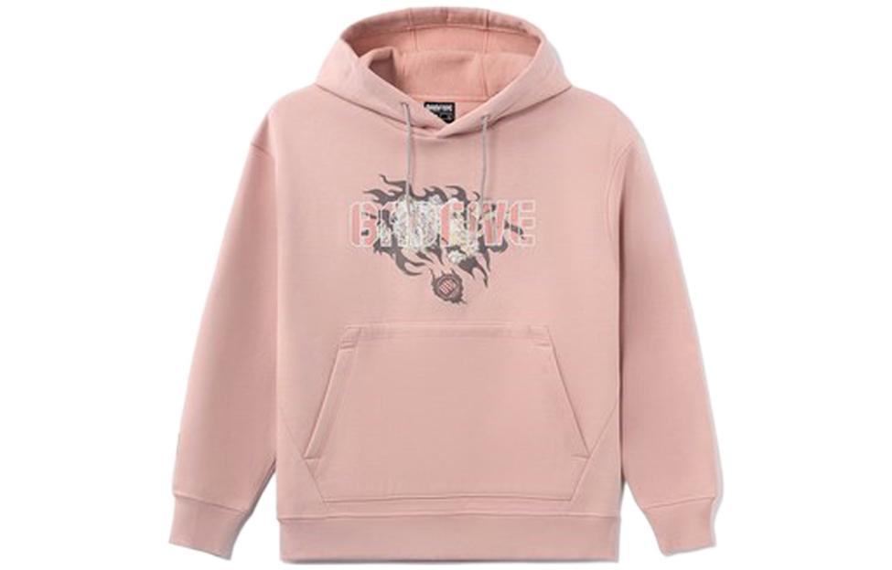 Li-Ning Printed Pullover Hoodie Misty Rose Pink AWDRC03-1
