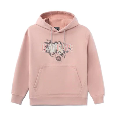 Li-Ning Printed Pullover Hoodie Misty Rose Pink AWDRC03-1