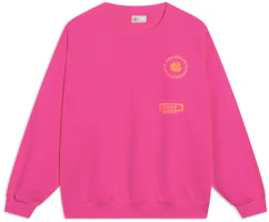 Li-Ning Prosperity Crewneck Sweatshirt Pink Unisex AWDT235-4 Li-Ning Prosperity Crewneck Sweatshirt Pink Unisex AWDT235-4