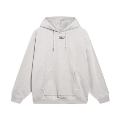 Li-Ning Prosperity Hoodie Pullover Unisex - Ash Grey AWDT239-1