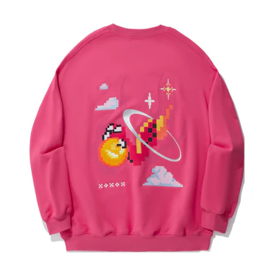 Li-Ning Prosperity Series Dragon Totem Crewneck Sweatshirt Red () AWDU333-4
