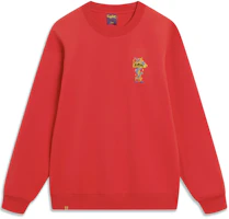 Li-Ning Prosperity Series Red Crewneck Sweatshirt Unisex - Vermilion Red AWDU051-6 Li-Ning Prosperity Series Red Crewneck Sweatshirt Unisex - Vermilion Red AWDU051-6