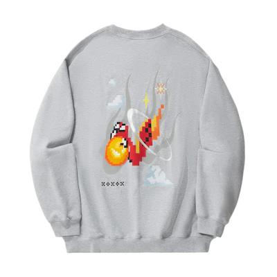Li-Ning Prosperity Year Dragon Totem Crewneck Sweatshirt Gray AWDU333-6