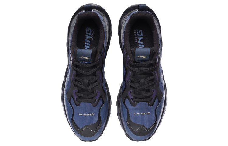 Shop Li-Ning Protective Cloud 'Blue Black' ARHR079-2
