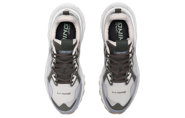 Shop Li-Ning Protective Cloud 'Grey White' ARHQ143-1