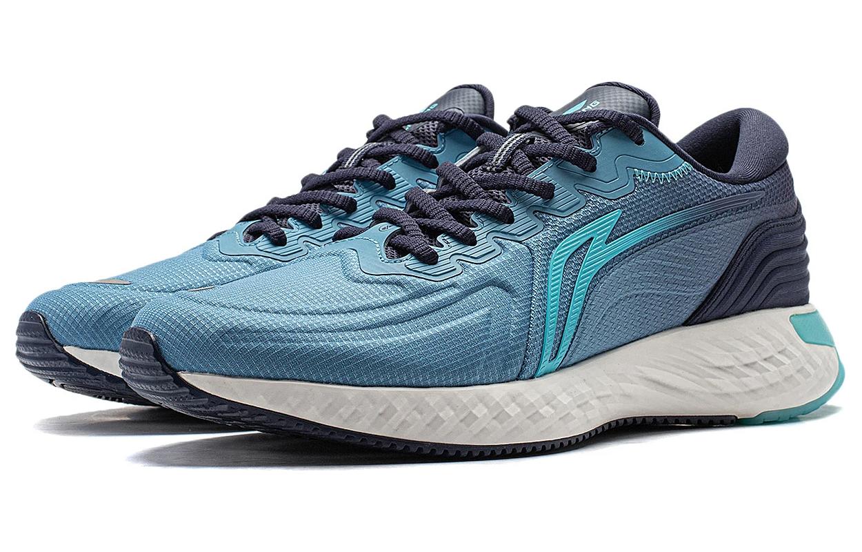 Lookbook Li-Ning Protective Cloud 'Biru Navy Putih' ARST057-3