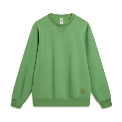 Li-Ning Pullover Crewneck Sweatshirt Casual Series - Blue Mountain AWDU029-2