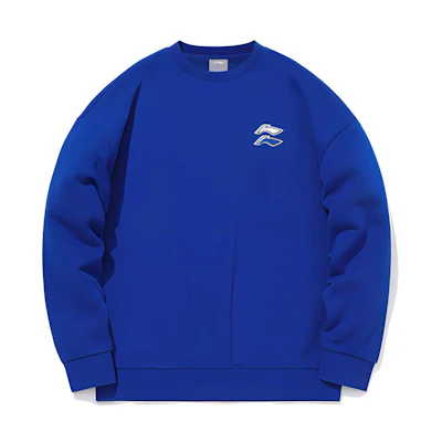 Li-Ning Pullover Fleece Sweatshirt Jingtailan Casual Sportswear AWDQB71-3