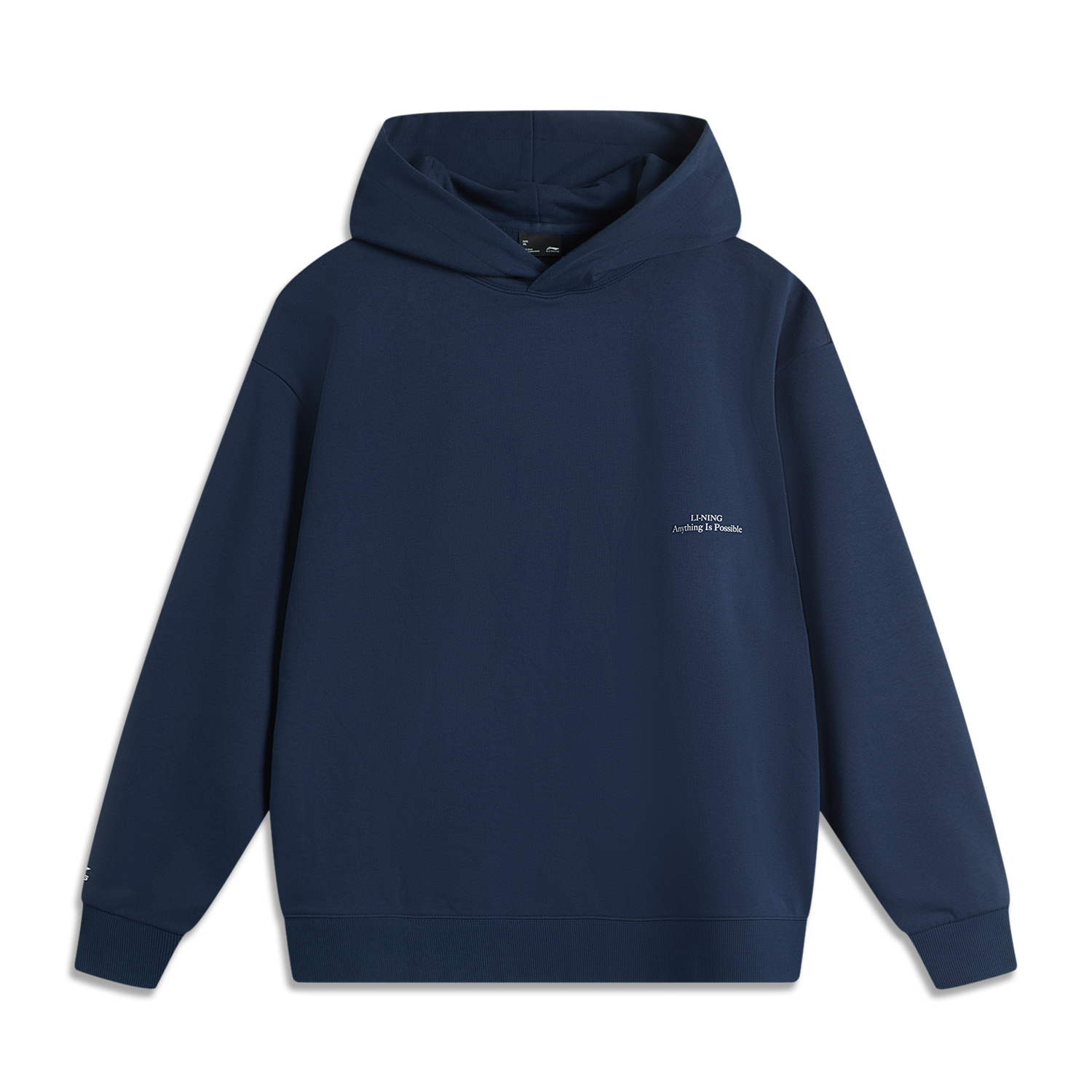 Li-Ning Pullover Hoodie Unisex - Deep Navy Blue AWDUB65-6