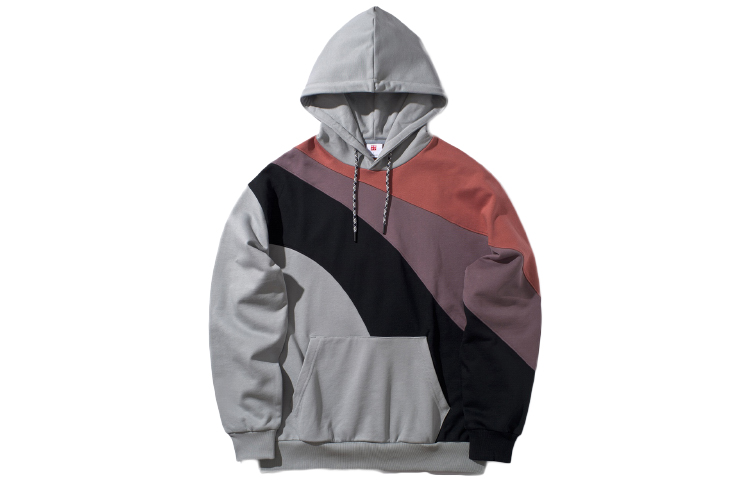 Li-Ning Pullover Hoodie Unisex NYFW Collection in Frosty Grey AWDP733-1