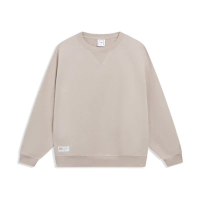 Li-Ning Pullover Sweatshirt - Sport Style Goat Gray AWDT073-2