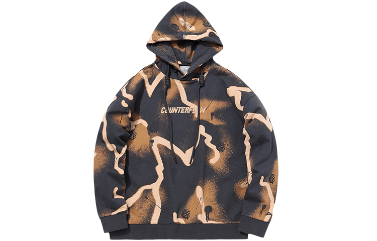 Li-Ning Pullover Sweatshirt Black/Yellow Sand Color AWDQA33-1