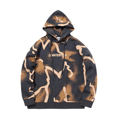 Li-Ning Pullover Sweatshirt Black/Yellow Sand Color AWDQA33-1