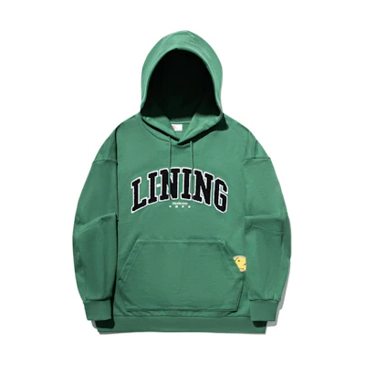Li-Ning Pullover Sweatshirt Letter Embroidery Unisex Deep Green AWDT719-3