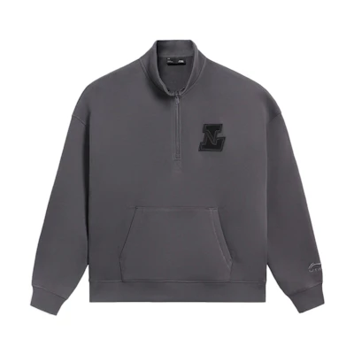 Li-Ning Pullover Sweatshirt Unisex Sports Lifestyle Series - Earth Gray AWDSA05-1