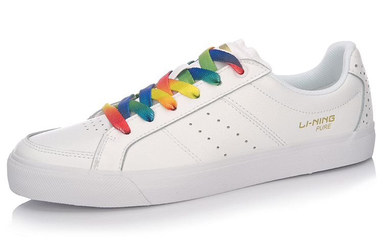 Order Li-Ning Pure II ''Weißes Leder Klassik'' AGCM121-1
