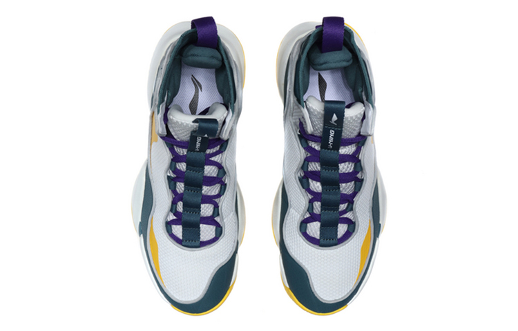 Shop Li-Ning QianKun Hi ''Blanc Vert'' ABAQ051-4