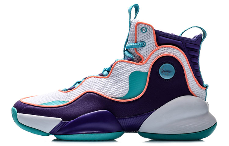 Li-Ning QianKun Hi 'White Purple' ABAQ051-5