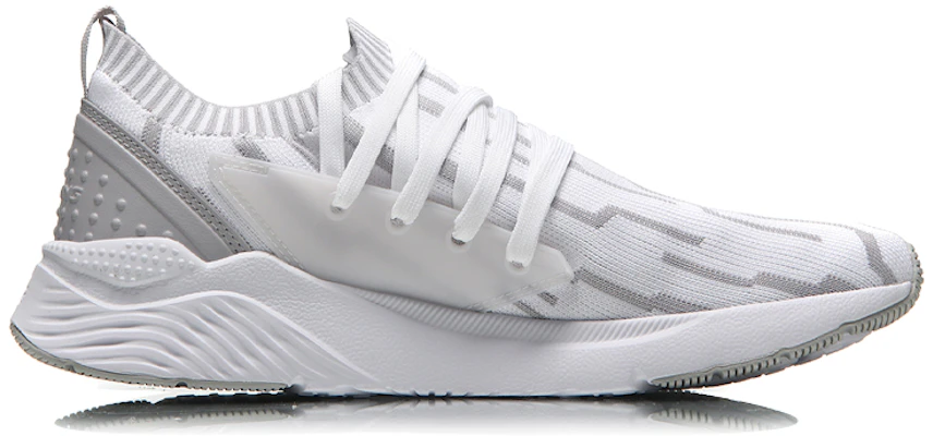 Li-Ning Qicheng Integrated Knit 'White Grey' AGLN083-2 Order Li-Ning Qicheng Integrated Knit 'White Grey' AGLN083-2
