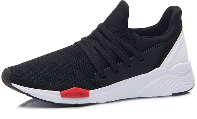 Li-Ning Qicheng Knit 'Black White' AGLM099-1 Order Li-Ning Qicheng Knit 'Black White' AGLM099-1