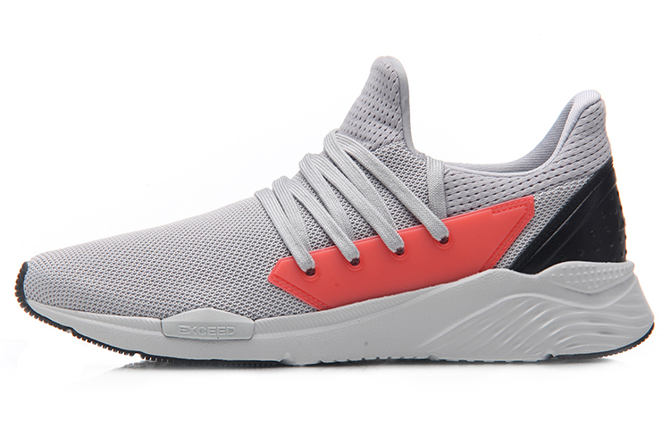 Li-Ning Qicheng Knit Low 'Grey Red' AGLM099-5
