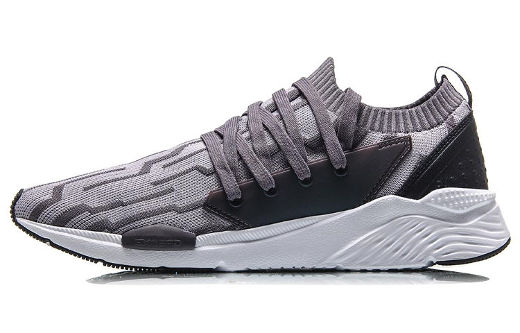 Li-Ning Qicheng One-Knit 'Dark Grey Purple' AGLN083-1