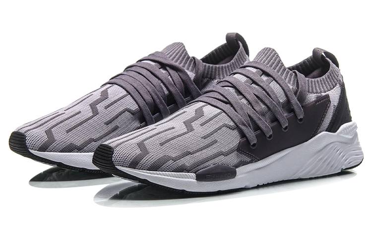 Lookbook Li-Ning Qicheng One-Knit 'Dark Grey Purple' AGLN083-1