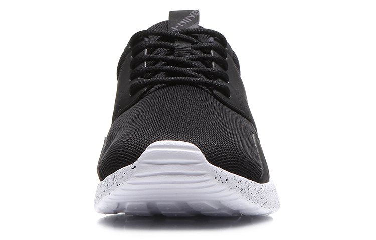 Shop Li-Ning Qing Ling ''Noir Blanc Éclaboussures'' ARJM003-5
