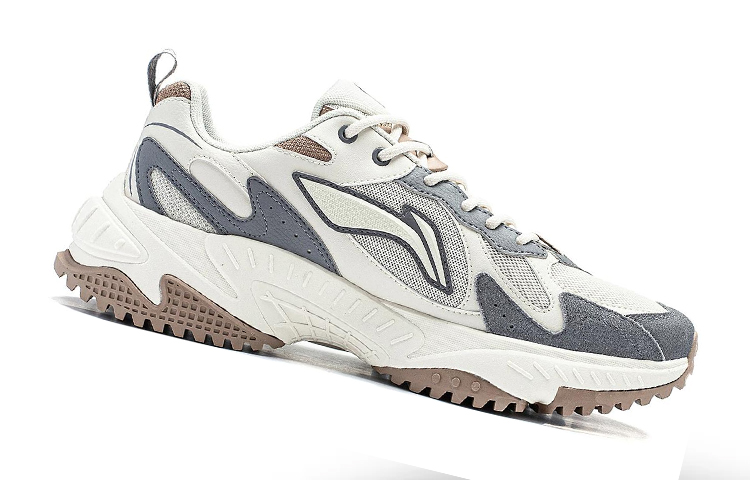 Shop 李寧 七星 2.0 ホワイトグレー AGCT311-2