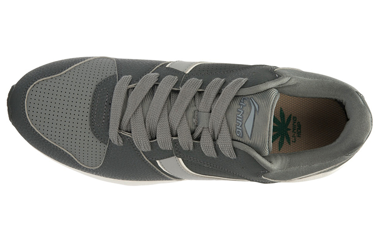 Lookbook Li-Ning Radiant 96 Sepatu Lari Klasik 'Abu-abu' ALCL007-2
