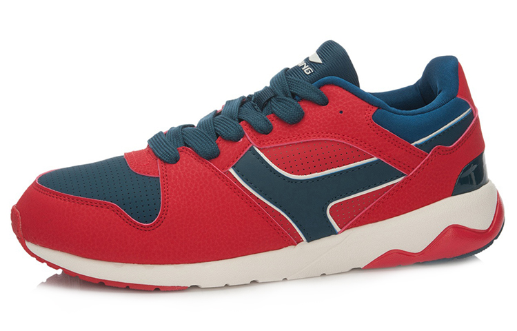 Order Li-Ning Radiant 96 Klassieke Hardloopschoenen ''Rood Blauw'' ALCL007-1